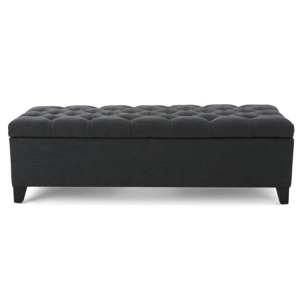 Andover Mills™ Friesen Upholstered Flip Top Storage Bench & Reviews